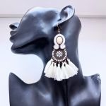 White kolczyki sutasz - 