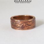 Eire - Celtycki pierscionek handmade Irlandia - Eire rekodzielniczy pierscień
