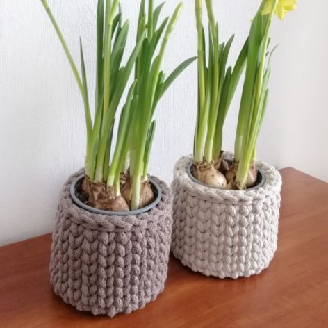 Kosz do przechowywania,koszyk ze sznurka bawełnianego 17x14cm.