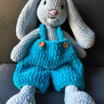 Lili i Pafnucy – ręcznie robione króliczki przytulanki 38 cm | zestaw - Pafnucy