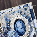 Moc życzeń - z granatową kameą - Kamea - detal I