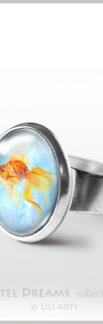 Pierścionek - Złota rybka - Goldfish