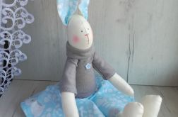 Króliczek Tilda 48cm w niebieski