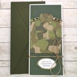 Kartka z okazji promocji oficerskiej-dwie gwiazdki 1 - 