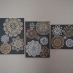 Panel ścienny, szydełkowy obraz cz.2 - null