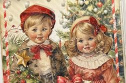 kartka świąteczna dzieci