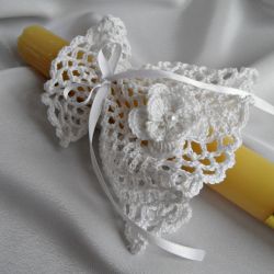 Profitka na świecę z kwiatkiem