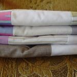narzuta, pled patchwork wrzosowo-różowa - 