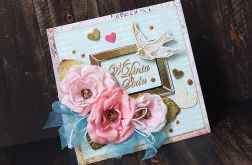 W dniu ślubu z kwiatami