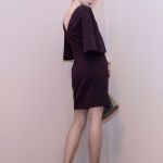 Koktajlowa sukienka / fioletowa – ADELINE - 