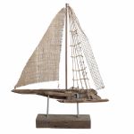 Żaglowiec, statek ze starego drewna /10/ rękodzieło, handmade - 