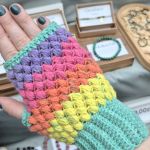 Mitenki - kolorowe pastelowe - 