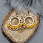 „SELENA” kolczyki szydełkowe - „SELENA” kolczyki szydełkowe