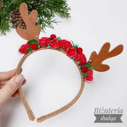 Opaska renifer świąteczna #4