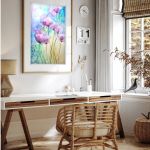 Oryginalna akwarela. Kwiaty 30x40cm - 