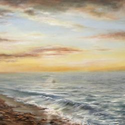 Pejzaż Morze, obraz ręcznie malowany, olej