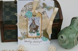 Kartka wielkanocna- retro -rezerwacja