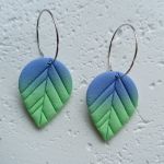 "Flora II"- kolczyki z gliny polimerowej. - lekkie i wygodne