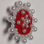 Broszka a la śnieżynka - 