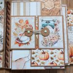 Jesienny album trifold - Przykładowa strona