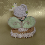 Aniołek i ptaszek - dekoracja - null