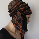 turban MIA - szarfa wiązana z boku głowy