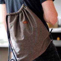 Ciemnoszary workoplecak męski basic