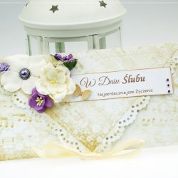 Kopertówka z okazji ślubu-wrzosowy poranek