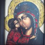 Maryja z dzieciątkiem - obrazek religijny - widok ikony
