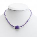 Naszyjnik "Purpurovy - Esencja Intuicji - 