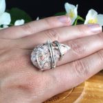 Riolit, Srebrny pierścionek z Riolitem - pierścionek na palcu