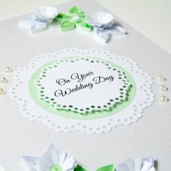 Wyjątkowa kartka ślubna - quilling