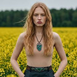 Surowy Amulet Mocy z Malachitu – Styl RAW