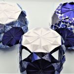 Bombka origami kusudama z papieru kwiaty - 4