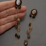 kolczyki lub klipsy sutasz z kamieniami słonecznymi 1 - 