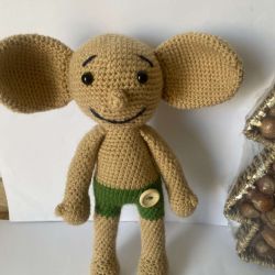Plastuś  szydełkowa przytulanka HANDMADE.