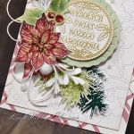 Wesołych Świąt - z poinsettią - Wesołych Świąt - detal II