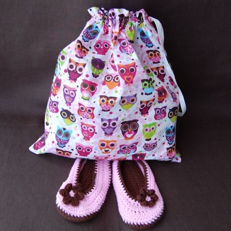 Worek do przedszkola "Sówki" 