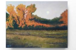 Pejzaż 46-praca formatu 18x24 cm.