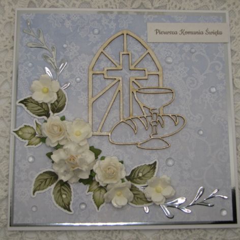 Kartka komunijna w pudełku 02