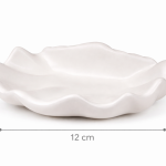 Świecznik gipsowy „Muszla Syreny” – na świecę tealight - 