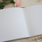 Oryginalna księga gości komunijnych rustyk - wewnątrz białe karty