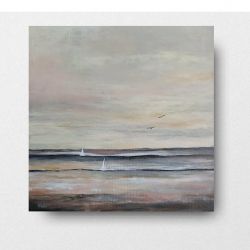 Morze-obraz akrylowy 40/40 cm .