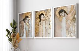 Zestaw plakatów - 3x 40x50 cm Anioły set157