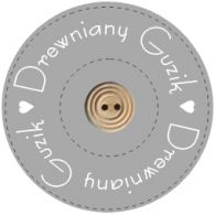 Drewniany Guzik Drewniany Guzik