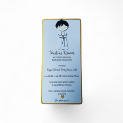 Zaproszenie na I Komunię Świętą (chłopiec)