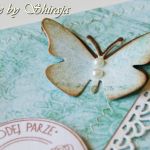 Kopertówka z okazji ślubu- lazur i brąz - 