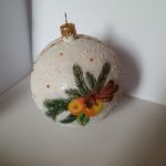 Bombka choinkowa, z oczkiem 9 cm, 2 - 