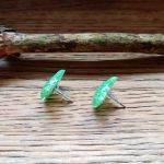 Kolczyki z żywicy epoksydowej- KOCIA FURIA #1 - Kolczyki z żywicy epoksydowej - KOCIA FURIA #1