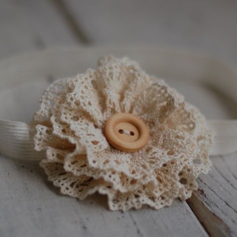 Opaska niemowlęca - Koronkowiec